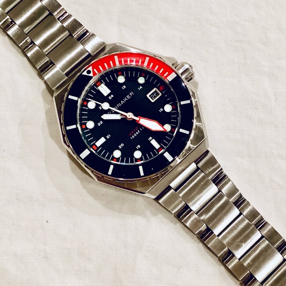 Spinnaker Dumas Automatic Soda Blue Watch SP-5081-JJ 44mm Dive Watch - Picture 2 of 16
